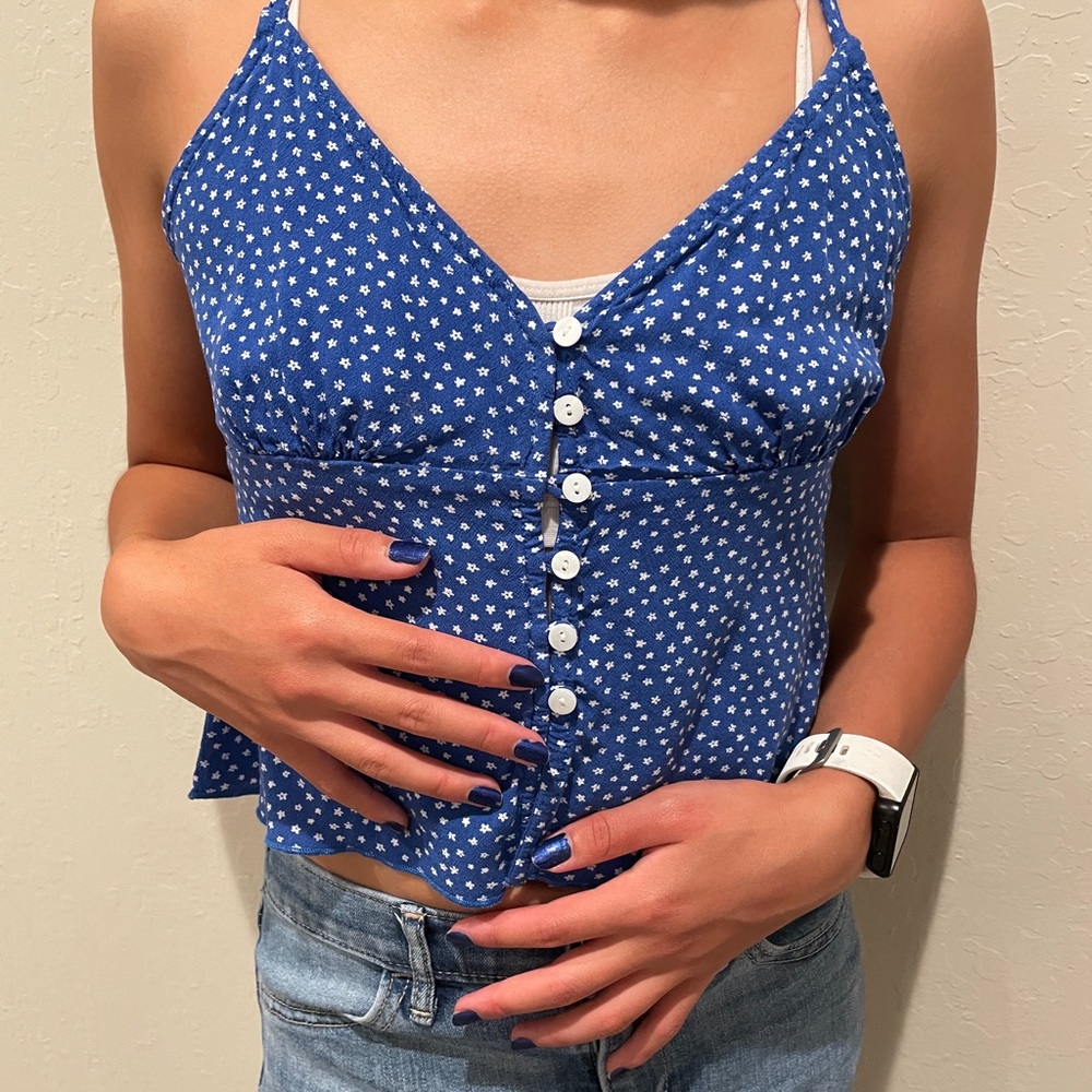 Pacsun Blue Cami Tank